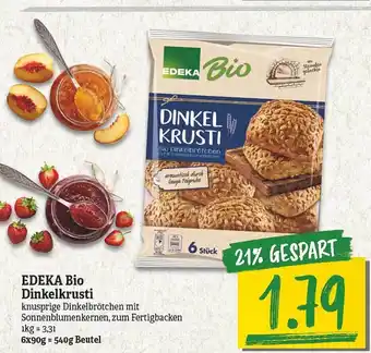 NP Discount Edeka Bio Dinkelkrusti Angebot