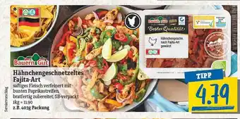 NP Discount Bauern Gut Hähnchengeschnetzeltes Fajita-art Angebot