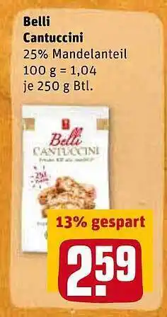 REWE Kaufpark Belli Cantuccini Angebot