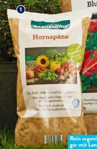 Aldi Süd Gardenline Pasteurisierte Hornspäne 2,5kg Packung Angebot