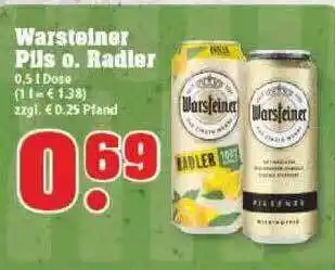 trinkgut Warsteiner Pils O. Radler Angebot