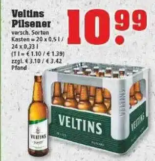 trinkgut Veltins Pilsener Versch. Sorten Angebot