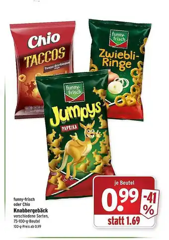 Wasgau Funny-frisch Oder Chio Knabbergebäck Angebot