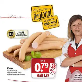 Wasgau Wiener Angebot