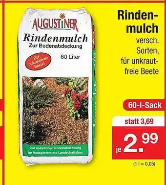 Zimmermann Rindenmulch Augustiner Angebot