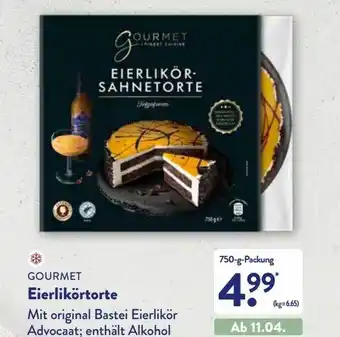 Aldi Nord Gourmet Eierlikörtorte Angebot