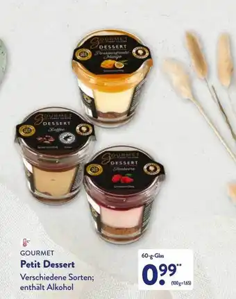 Aldi Nord Gourmet Petit Dessert Angebot