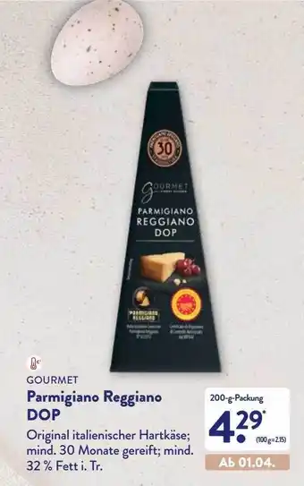 Aldi Nord Gourmet Parmigiano Reggiano Dop Angebot