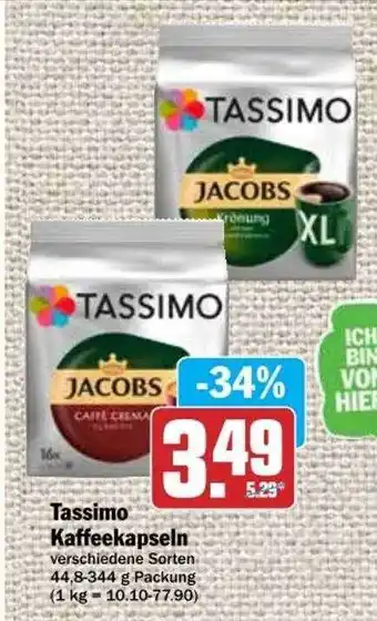 dodenhof Tassimo Kaffekapseln Angebot