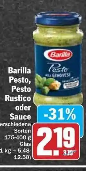 dodenhof Barilla Pesto, Pesto Rustico Oder Sauce Angebot