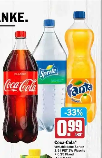 dodenhof Coca-cola Verschiedene Sorten Angebot