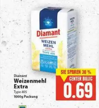 E-Center Diamant Weizenmehl Extra Angebot