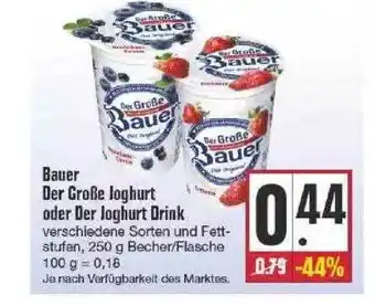 Edeka Bauer Der Große Joghurt Oder Der Joghurt Drink Angebot