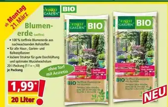 Norma Blumen-erde Torffrei Angebot