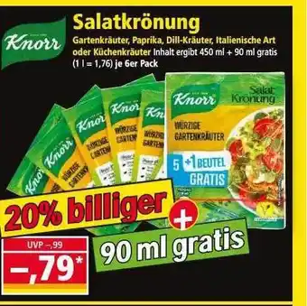 Norma Knorr Salatkrönung Angebot