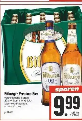 Edeka Bitburger Premium Bier Angebot