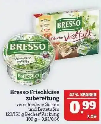 Marktkauf Bresso Frischkäse Zubereitung Angebot