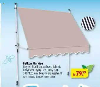 ROLLER Balkon Markise Angebot