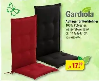 ROLLER Gardiola Auflage Für Hochlehner Angebot