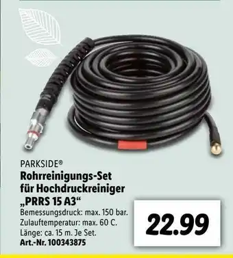 Lidl Rohrreinigungs Set Für Hochdruckreiniger Angebot