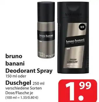 Famila Nord Ost Bruno banani deodorant spray 150ml Angebot