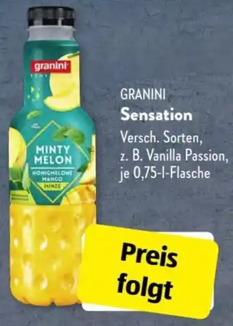 Aldi Süd Granini Sensation 0,75L Flasche Angebot