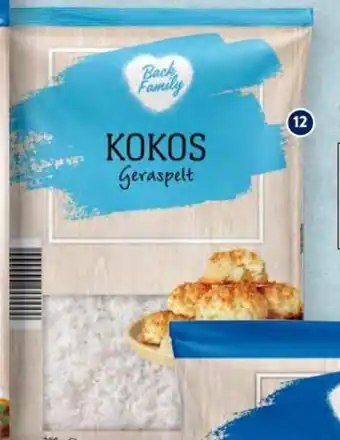 Aldi Süd Back Family Kokosnuss, geraspelt 200g Packung Angebot