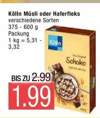 Marktkauf Kölln Müsli Oder Haferfleks Angebot