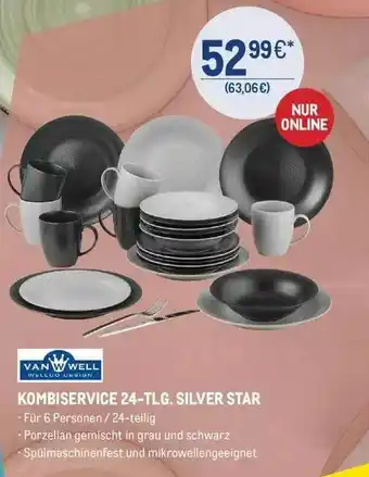 METRO Wan Well Kombiservice 24tlg Silver Star Angebot