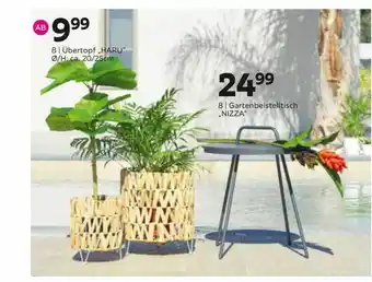 Mömax übertopf „haru” Gartenbeistelltisch „nizza” Angebot