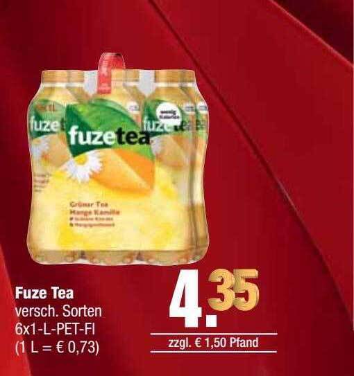Fuze Tea Angebot bei alldrink Fuze Tea Angebot bei alldrink
