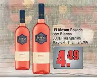 alldrink El Meson Rosado Oder Blanco Angebot