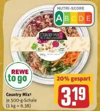 REWE Rewe To Go Country Mix Angebot