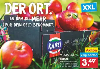 Netto Marken-Discount Tafeläpfel Kanzi 2kg Karton Angebot