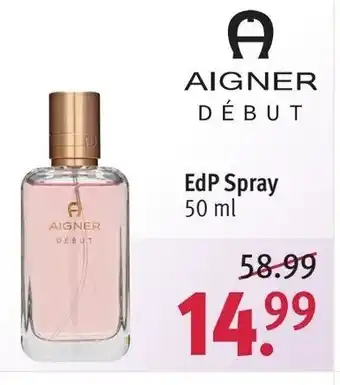 Rossmann Aigner Début EdP Spray Angebot