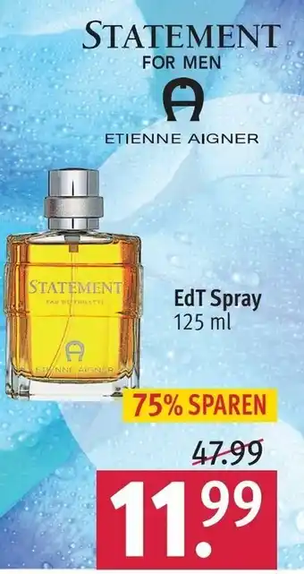 Rossmann Statement For Men Etienne Aigner EdT Spray Angebot