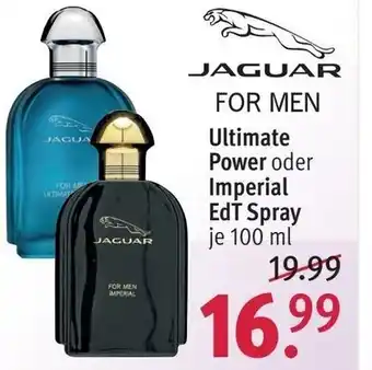 Rossmann Jaguar For Men Ultimate Power oder Imperial EdT Spray Angebot