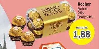 Aktiv Irma Rocher Pralinen 200g Angebot