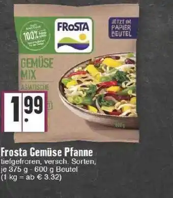 Edeka Frosta Gemüse Pfanne Versch. Sorten Angebot