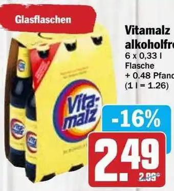 Hit Vitamalz Alkoholfro Flasche Angebot