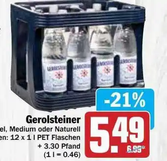 Hit Gerolsteiner El Medium Oder Naturell Angebot