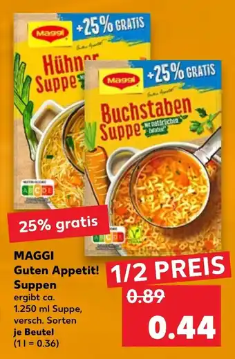 Kaufland Maggi Guten Appetit! Suppen Angebot