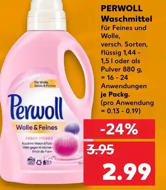 Kaufland Perwoll Waschmittel Angebot