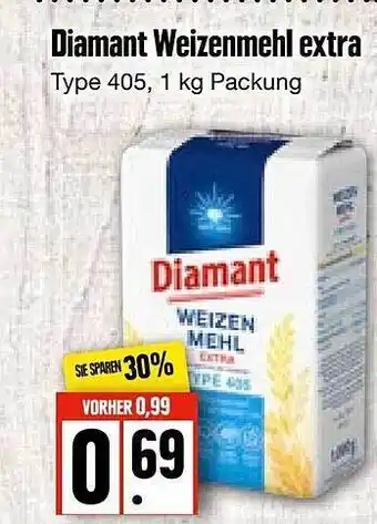 Edeka Frischemarkt Diamant Weizenmehl Extra Packung Angebot