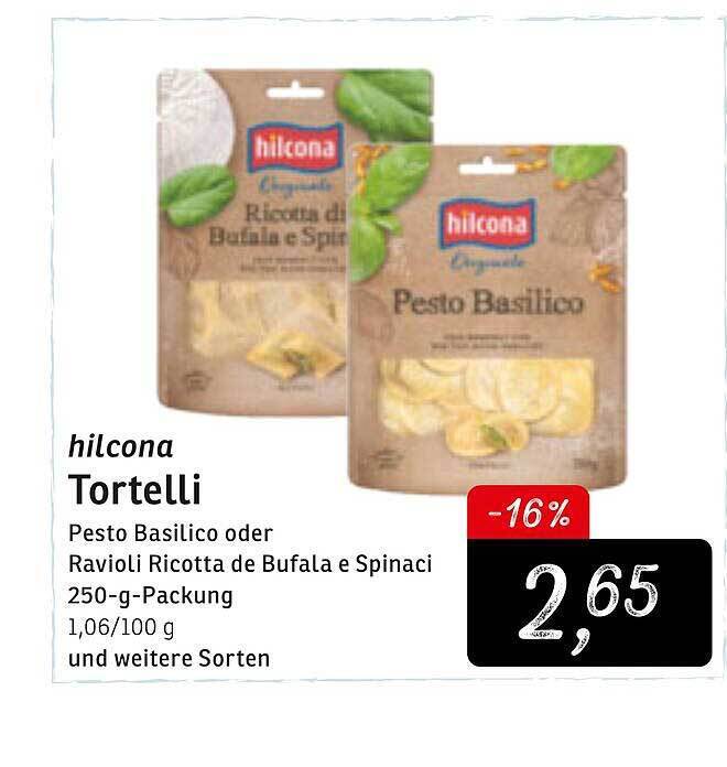 Hilcona Tortelli Angebot bei KONSUM