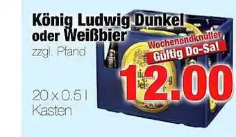 Edeka Scherer König Ludwig Dunkel Oder Weißbier Angebot