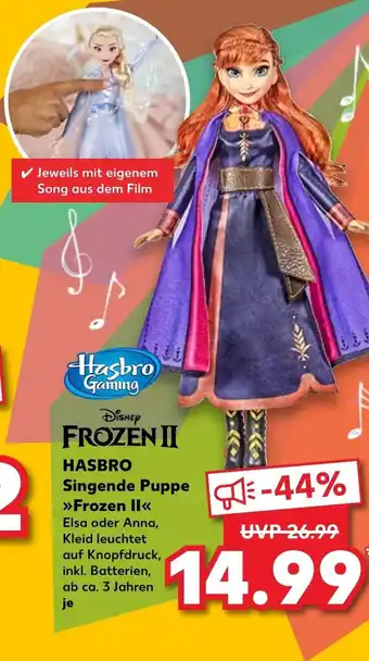 Kaufland Frozen II Hasbro Singende Puppe Angebot