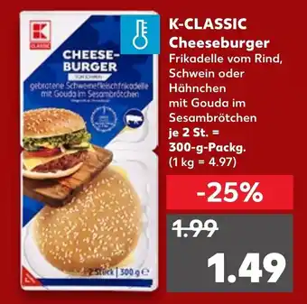 Kaufland K Classic Cheeseburger Angebot