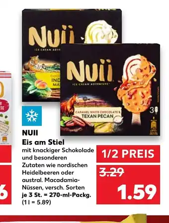 Kaufland Nuii Eis am Stiel 270 ml Angebot