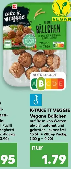 Kaufland K Take it Veggie Vegane Bällchen 200 g Angebot